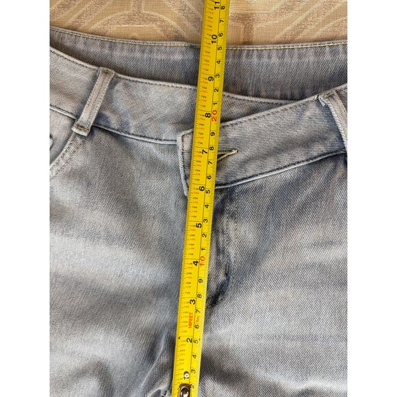 Halara Flex™ Denim Low Rise Wide Leg Washed Casual Jeans size S Tall - Picture 5 of 9